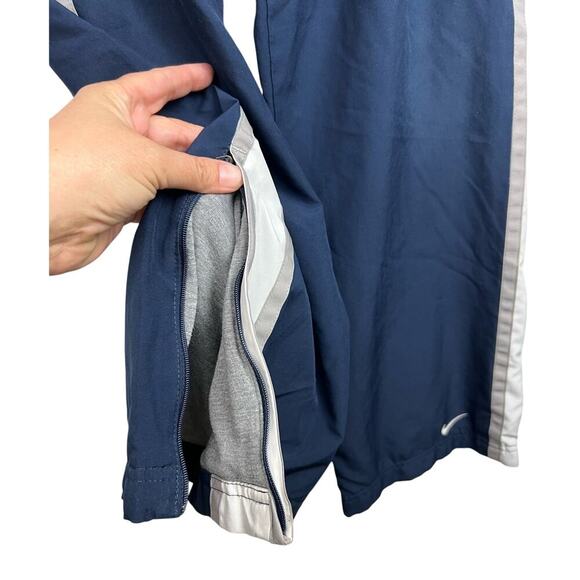 Nike Blue Pull On Drawstring Windbreaker Track Zip Up Hem Pants Youth XL (18/20) - Picture 6 of 12